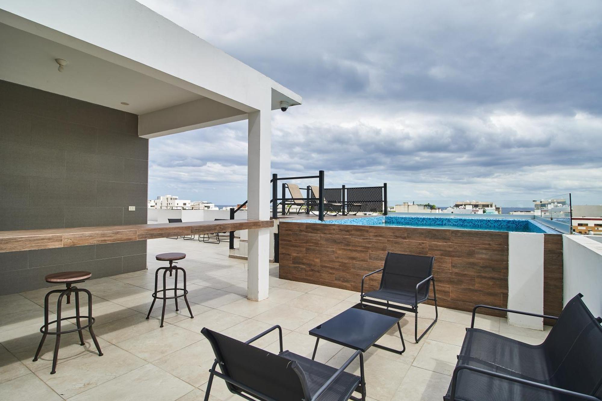 Torre 42 Playa Del Carmen By Lockey Aparthotel Bagian luar foto