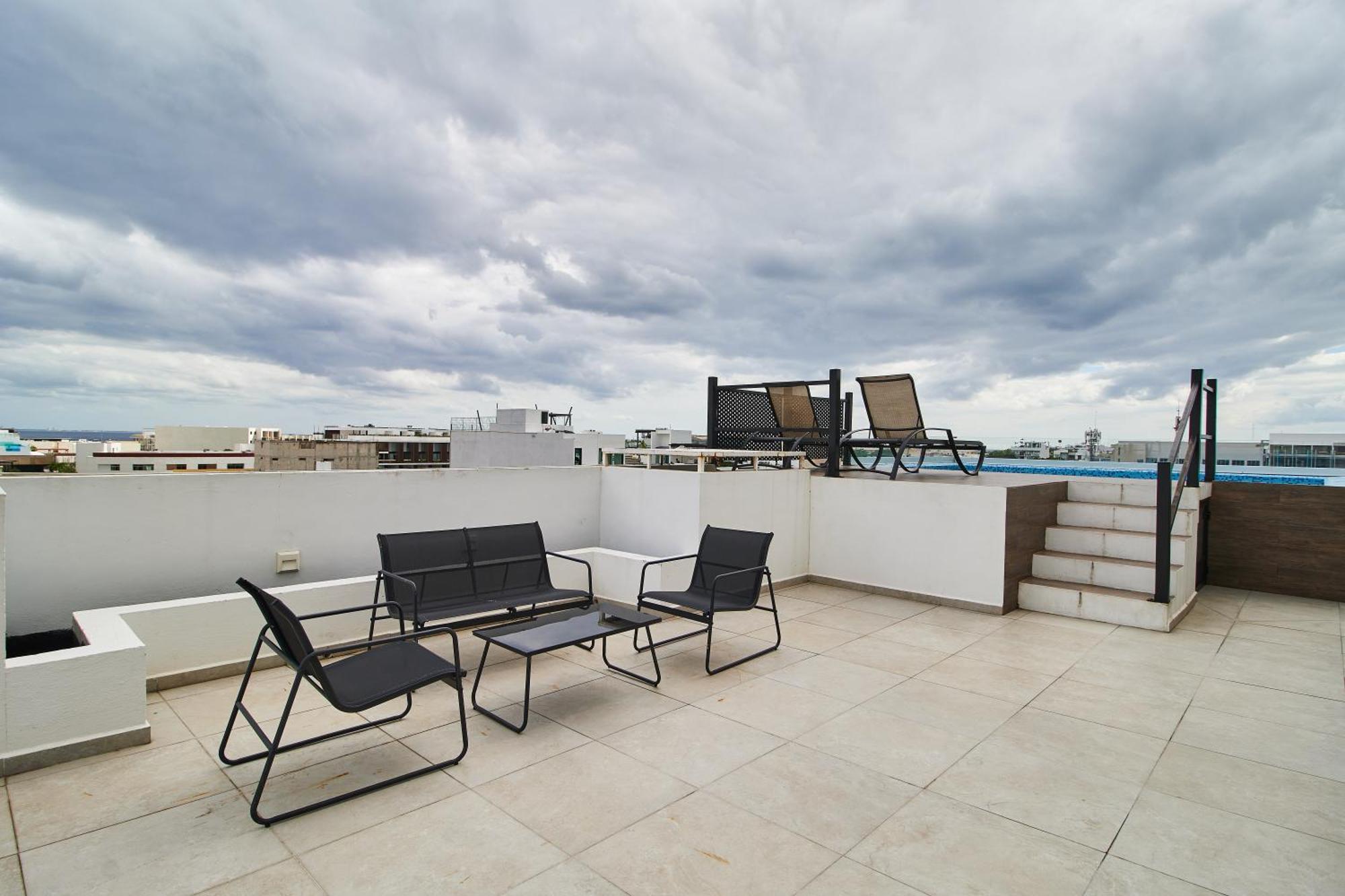 Torre 42 Playa Del Carmen By Lockey Aparthotel Bagian luar foto